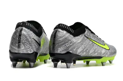 Nike Air Zoom Mercurial Vapor 15 Elite SG - Gray/Vivid Lime/Jet Black