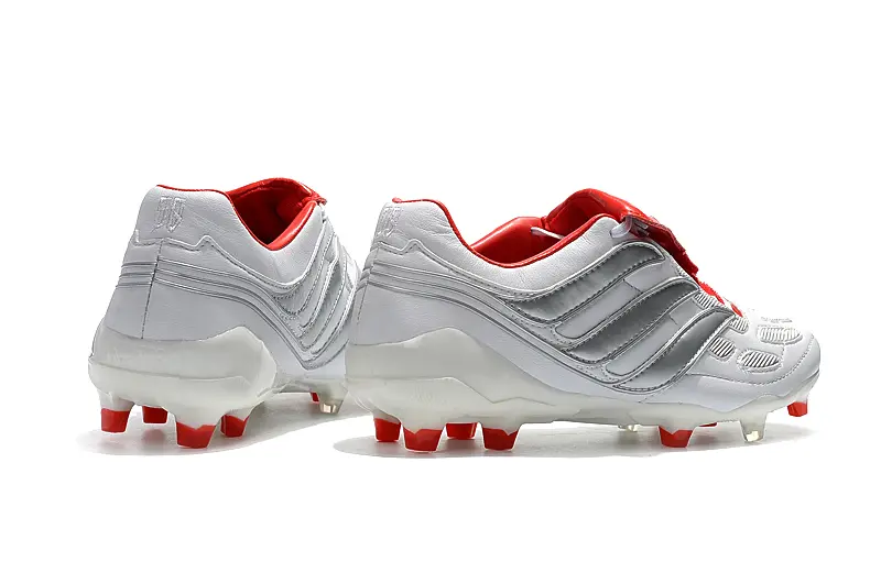 Beckham x Adidas Predator Precision FG - Gray/Fiery Red/White