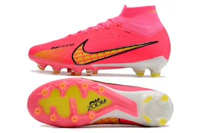 Nike Air Zoom Mercurial Superfly 9 Elite AG - Pink/Vibrant Pink/Luminous Yellow