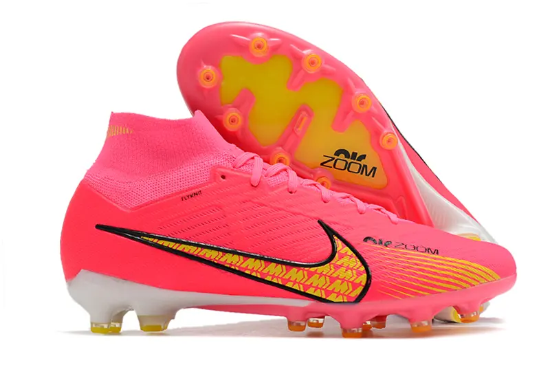 Nike Air Zoom Mercurial Superfly 9 Elite AG - Pink/Vibrant Pink/Luminous Yellow