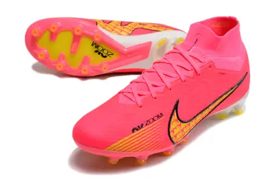 Nike Air Zoom Mercurial Superfly 9 Elite AG - Pink/Vibrant Pink/Luminous Yellow