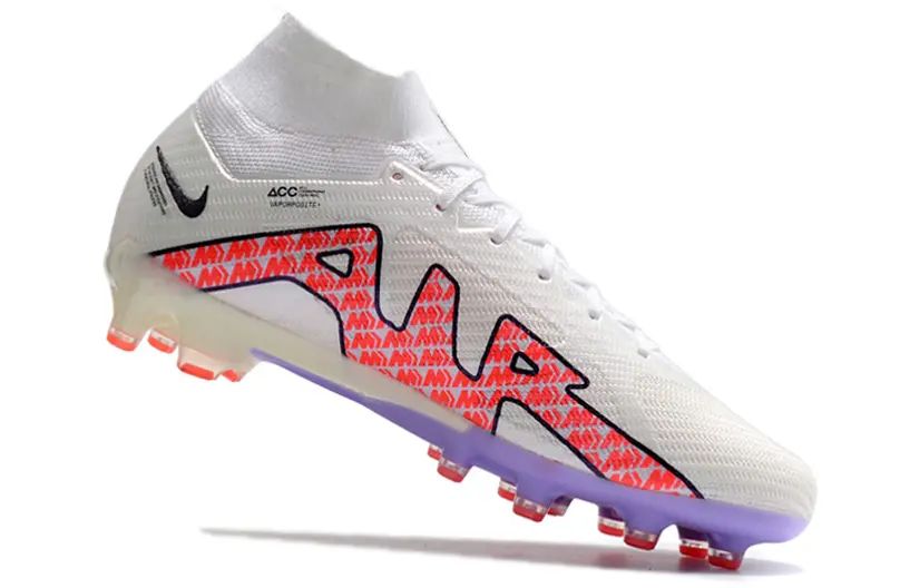 CR7 x Nike Air Zoom Mercurial Superfly 9 Elite AG - White/Electric Pink/Lavender Purple