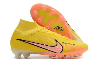 Nike Air Zoom Mercurial Superfly 9 Elite AG - Yellow/Vibrant Yellow/Pink Accents