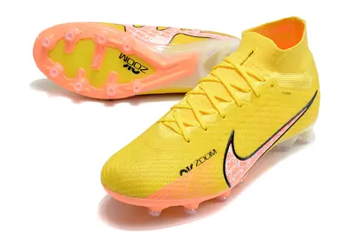 Nike Air Zoom Mercurial Superfly 9 Elite AG - Yellow/Vibrant Yellow/Pink Accents