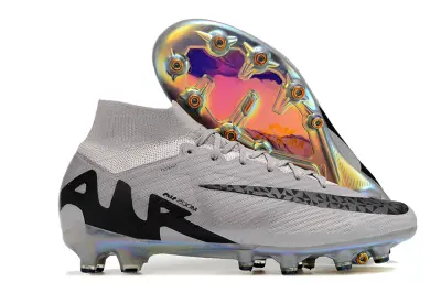 Nike Air Zoom Mercurial Superfly 9 Elite AG - Grey/Shadow Black/Iridescent Silver