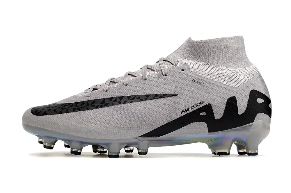 Nike Air Zoom Mercurial Superfly 9 Elite AG - Grey/Shadow Black/Iridescent Silver