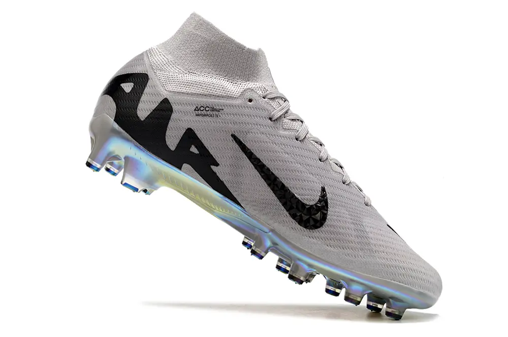 Nike Air Zoom Mercurial Superfly 9 Elite AG - Grey/Shadow Black/Iridescent Silver