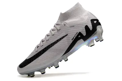 Nike Air Zoom Mercurial Superfly 9 Elite AG - Grey/Shadow Black/Iridescent Silver