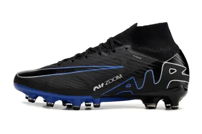 Nike Air Zoom Mercurial Superfly 9 Elite AG - Black/Electric Blue/Midnight Blue