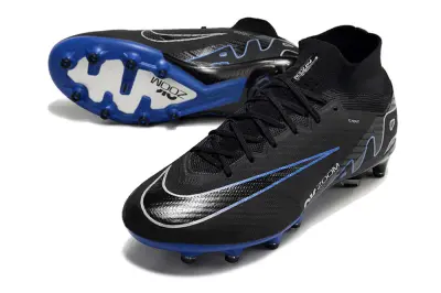 Nike Air Zoom Mercurial Superfly 9 Elite AG - Black/Electric Blue/Midnight Blue