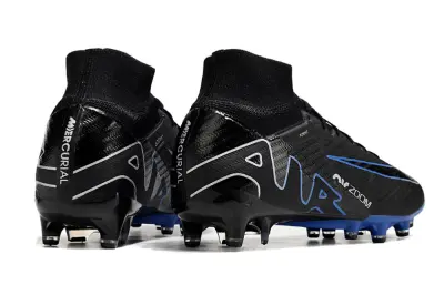 Nike Air Zoom Mercurial Superfly 9 Elite AG - Black/Electric Blue/Midnight Blue