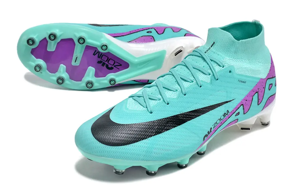 Nike Air Zoom Mercurial Superfly 9 Elite AG - Aqua/Bright Purple/Ocean Green