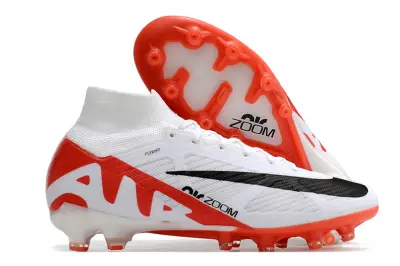 Nike Air Zoom Mercurial Superfly 9 Elite AG - White/Bright Orange/Black