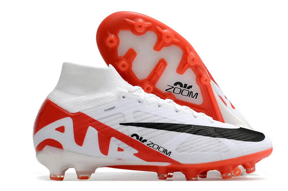 Nike Air Zoom Mercurial Superfly 9 Elite AG - White/Bright Orange/Black