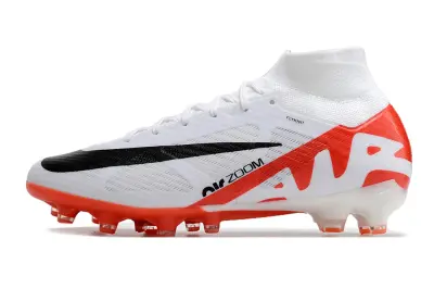 Nike Air Zoom Mercurial Superfly 9 Elite AG - White/Bright Orange/Black