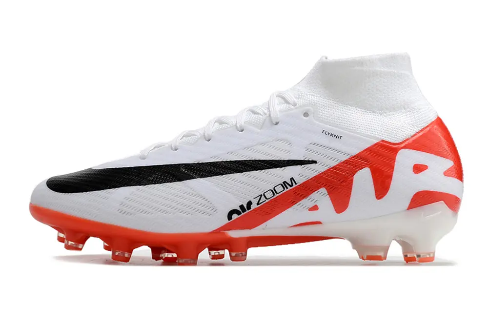 Nike Air Zoom Mercurial Superfly 9 Elite AG - White/Bright Orange/Black