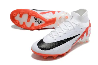 Nike Air Zoom Mercurial Superfly 9 Elite AG - White/Bright Orange/Black