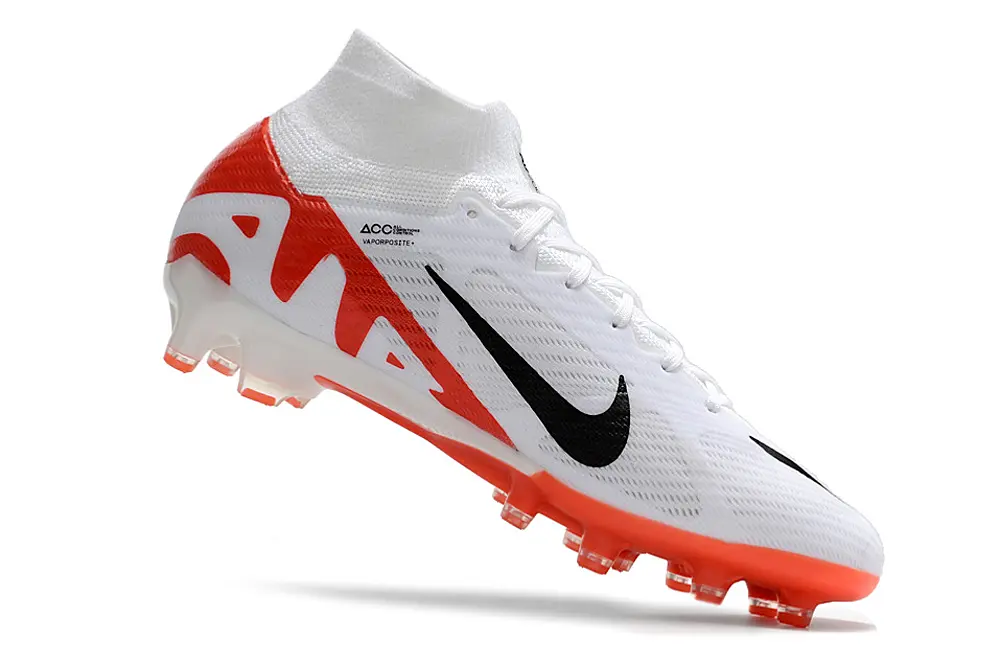 Nike Air Zoom Mercurial Superfly 9 Elite AG - White/Bright Orange/Black