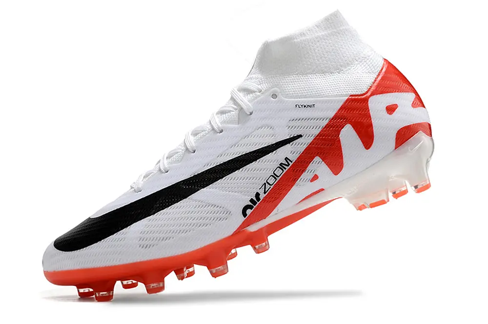 Nike Air Zoom Mercurial Superfly 9 Elite AG - White/Bright Orange/Black