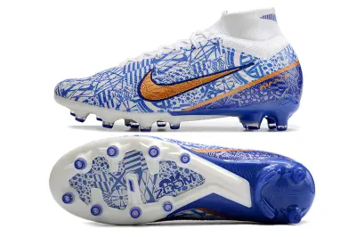 CR7 x Nike Air Zoom Mercurial Superfly 9 Elite AG - Blue/Electric Blue/Bright Orange