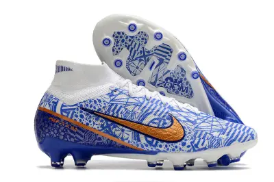 CR7 x Nike Air Zoom Mercurial Superfly 9 Elite AG - Blue/Electric Blue/Bright Orange