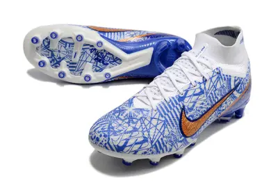 CR7 x Nike Air Zoom Mercurial Superfly 9 Elite AG - Blue/Electric Blue/Bright Orange