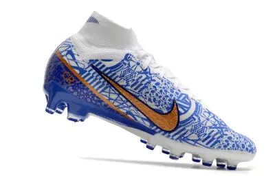 CR7 x Nike Air Zoom Mercurial Superfly 9 Elite AG - Blue/Electric Blue/Bright Orange