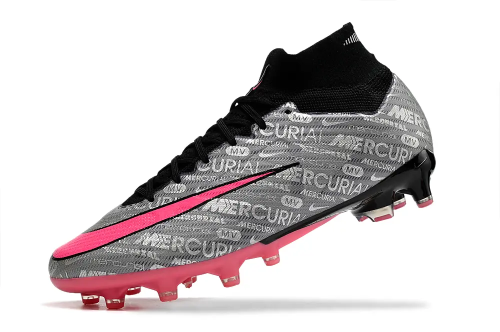 Nike Air Zoom Mercurial Superfly 9 Elite AG - Gray/Electric Pink/Black