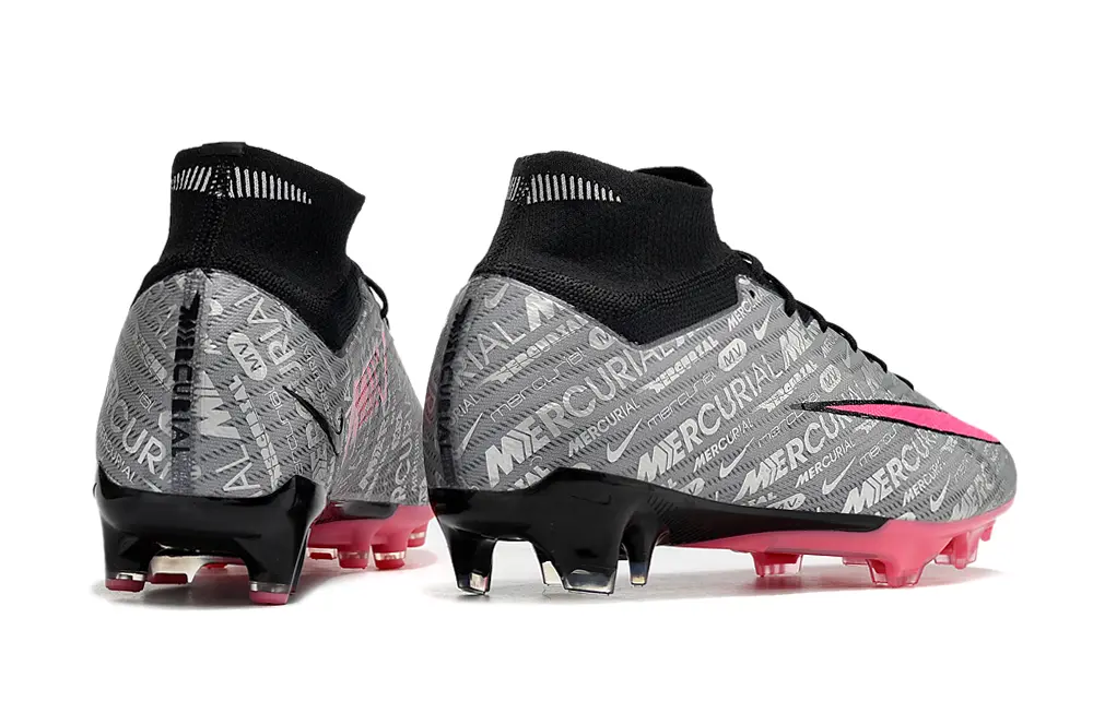 Nike Air Zoom Mercurial Superfly 9 Elite AG - Gray/Electric Pink/Black