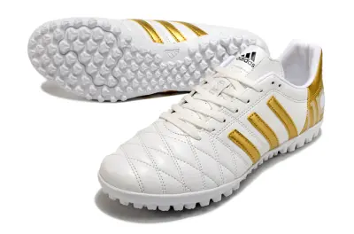 Adidas Adipure 11Pro TF Astro Turf Soccer Shoes - White/Shimmering Gold/Sleek White