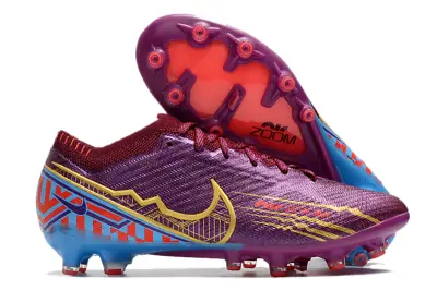 Nike Air Zoom Mercurial Vapor 15 Elite AG - Purple/Electric Blue/Crisp Red