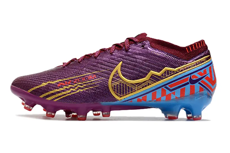 Nike Air Zoom Mercurial Vapor 15 Elite AG - Purple/Electric Blue/Crisp Red
