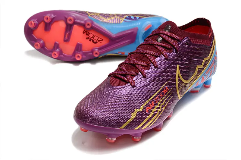 Nike Air Zoom Mercurial Vapor 15 Elite AG - Purple/Electric Blue/Crisp Red