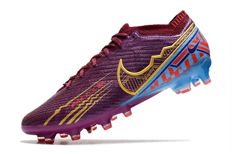 Nike Air Zoom Mercurial Vapor 15 Elite AG - Purple/Electric Blue/Crisp Red