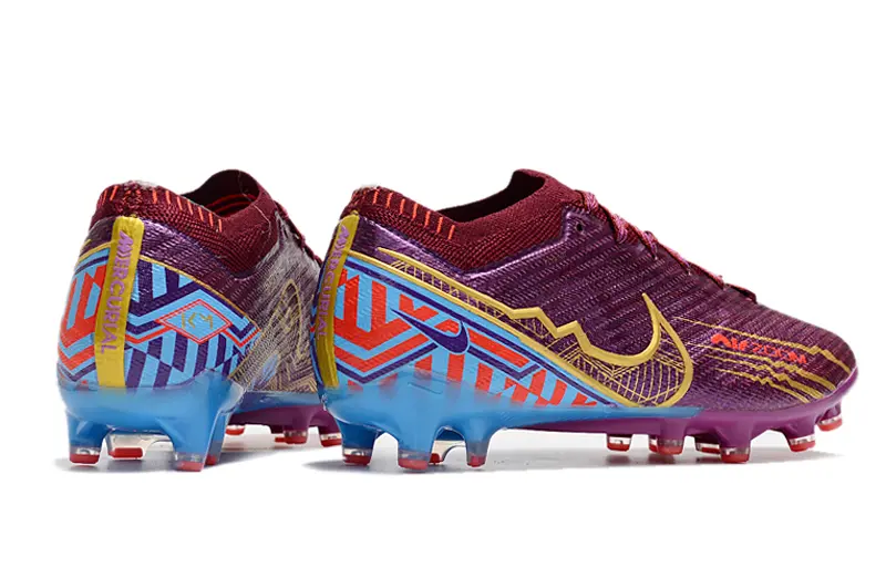 Nike Air Zoom Mercurial Vapor 15 Elite AG - Purple/Electric Blue/Crisp Red