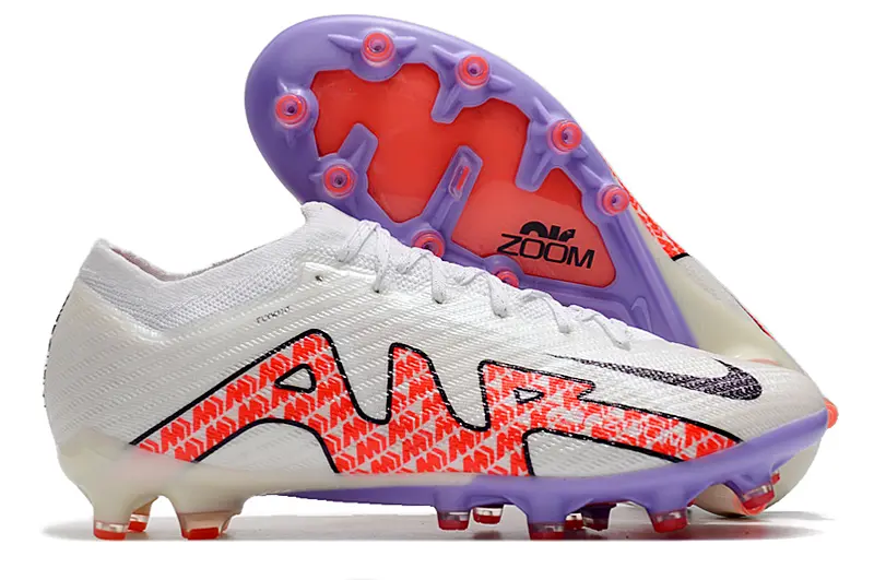 Nike Air Zoom Mercurial Vapor 15 Elite AG - White/Electric Orange/Lilac Purple