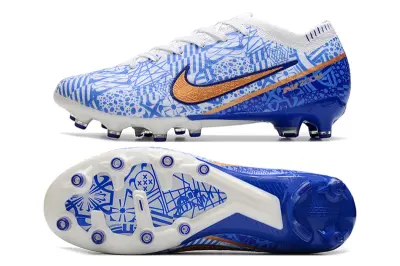 CR7 x Nike Air Zoom Mercurial Vapor 15 Elite AG - Blue/Electric Blue/Metallic Bronze