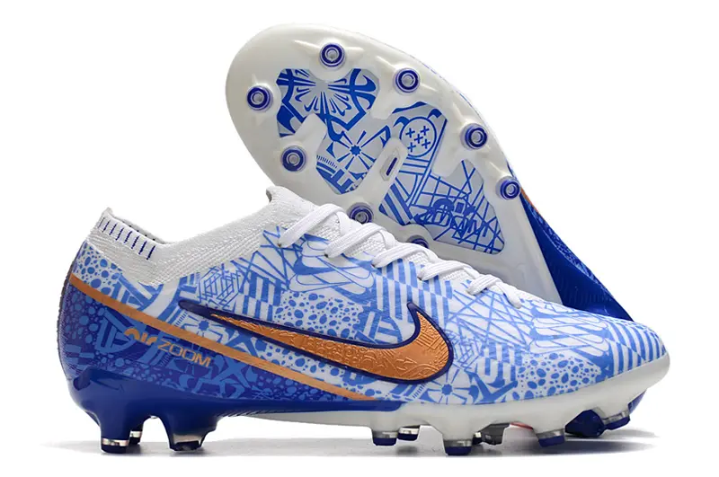 CR7 x Nike Air Zoom Mercurial Vapor 15 Elite AG - Blue/Electric Blue/Metallic Bronze