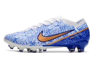 CR7 x Nike Air Zoom Mercurial Vapor 15 Elite AG - Blue/Electric Blue/Metallic Bronze