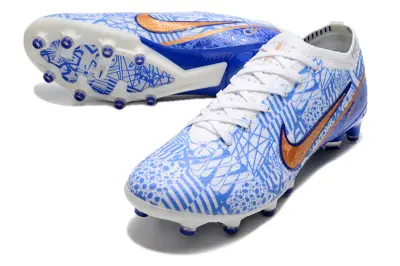 CR7 x Nike Air Zoom Mercurial Vapor 15 Elite AG - Blue/Electric Blue/Metallic Bronze