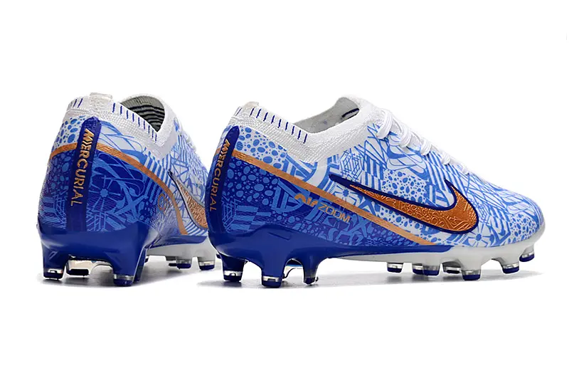 CR7 x Nike Air Zoom Mercurial Vapor 15 Elite AG - Blue/Electric Blue/Metallic Bronze