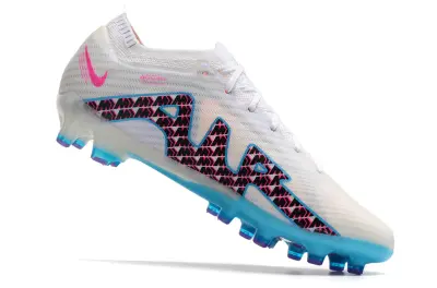 Nike Air Zoom Mercurial Vapor 15 Elite AG - White/Aqua Blue/Fuchsia Pink