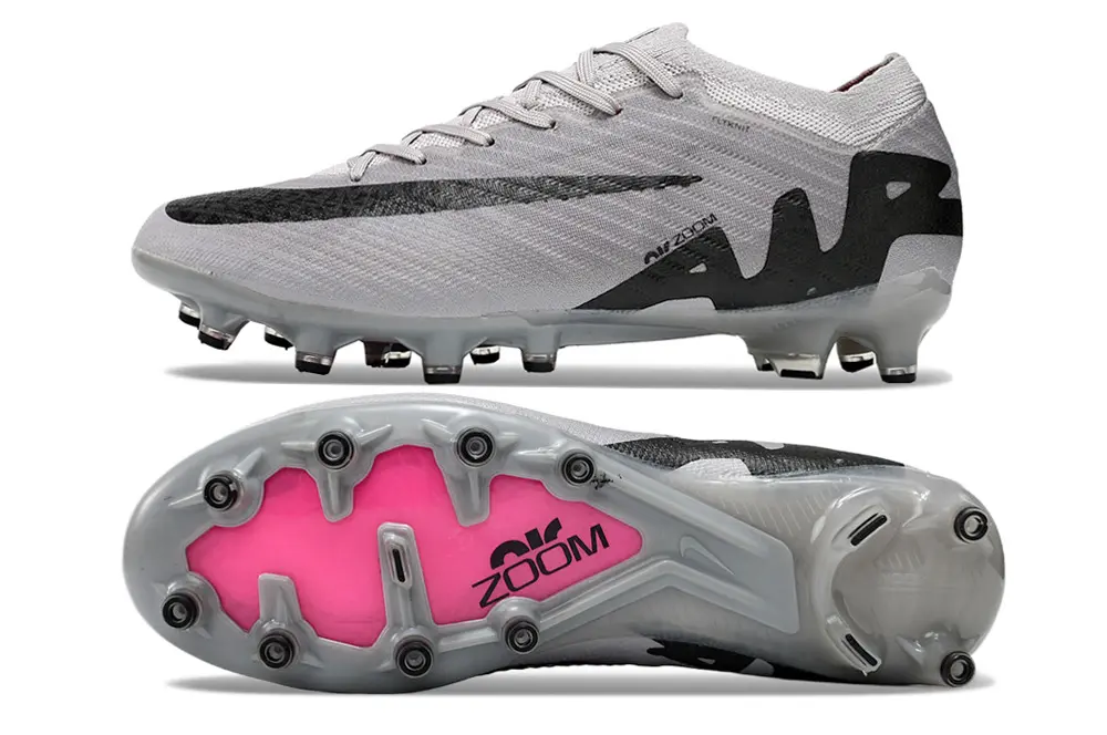 Nike Air Zoom Mercurial Vapor 15 Elite AG - Gray/Black/Neon Pink