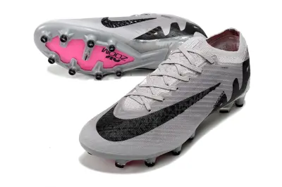 Nike Air Zoom Mercurial Vapor 15 Elite AG - Gray/Black/Neon Pink
