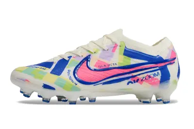 Nike Air Zoom Mercurial Vapor 15 Elite AG - White/Neon Blue/Soft Pink