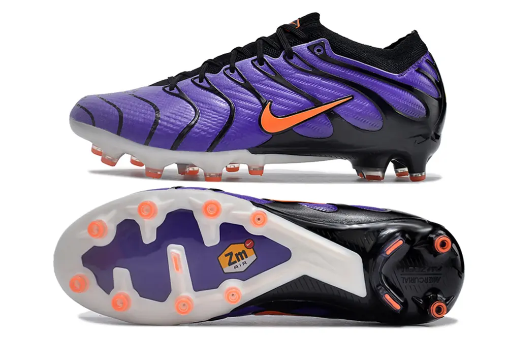 Kylian Mbappé x Nike Air Zoom Mercurial Vapor 15 Elite AG - Purple/Electric Purple/Black