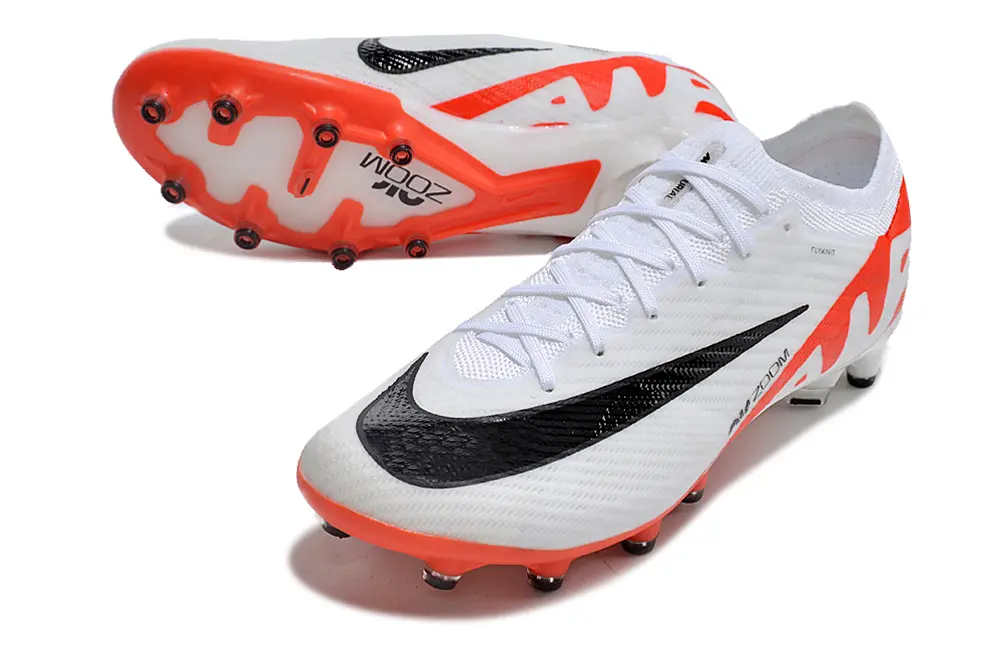 Nike Air Zoom Mercurial Vapor 15 Elite AG - White/Electric Orange/Black