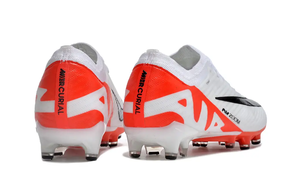 Nike Air Zoom Mercurial Vapor 15 Elite AG - White/Electric Orange/Black