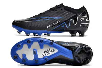 Nike Air Zoom Mercurial Vapor 15 Elite AG - Black/Electric Blue/Carbon Grey