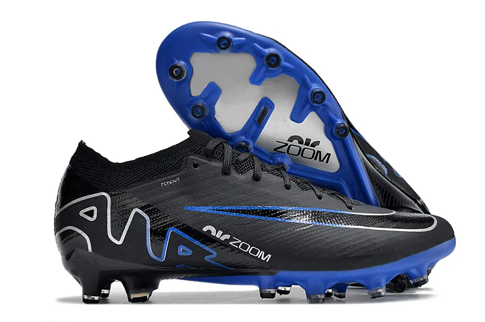 Nike Air Zoom Mercurial Vapor 15 Elite AG - Black/Electric Blue/Carbon Grey